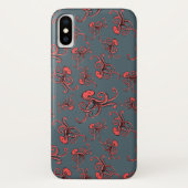 Sneaky Octopus Pattern Case-Mate iPhone Case (Achterkant)