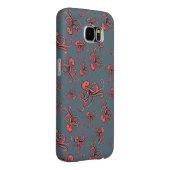 Sneaky Octopus Pattern Case-Mate Samsung Galaxy Hoesje (Back/Rechts)