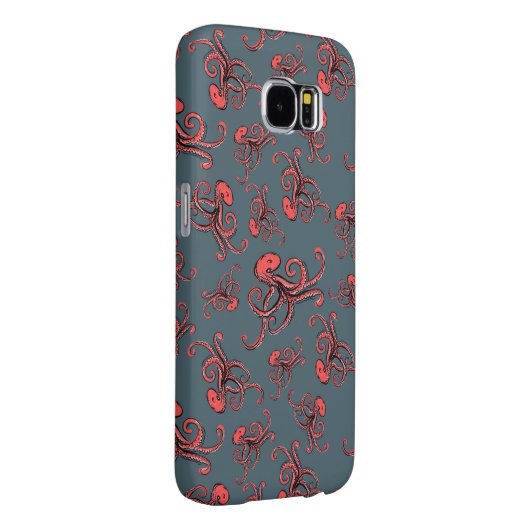 Sneaky Octopus Pattern Case-Mate Samsung Galaxy Hoesje (Back/Rechts)