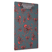 Sneaky Octopus Pattern Klembord (Rechts)