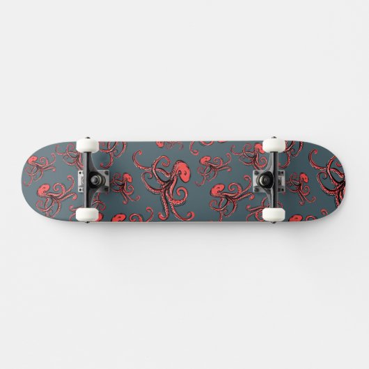 Sneaky Octopus Pattern Persoonlijk Skateboard (Horizontaal)