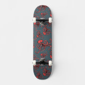 Sneaky Octopus Pattern Persoonlijk Skateboard (Voorkant)