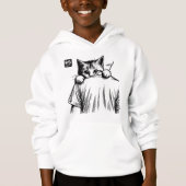 Sneaky Paws Kinder Pullover Hoodie (Voorkant)