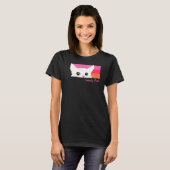 Sneaky Peek Cat T-shirt (Voorkant volledig)