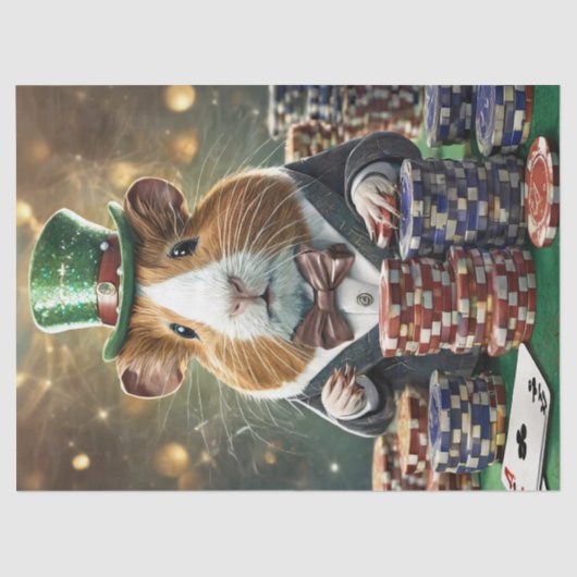 Sneaky Pete, Guinee Pig Kaart Spel Tissuepapier (Voorkant)