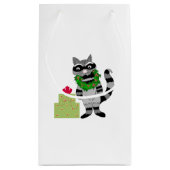 Sneaky Raccoon met Vakay Cadeau Klein Cadeauzakje (Achterkant)