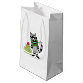 Sneaky Raccoon met Vakay Cadeau Klein Cadeauzakje (Achterkant Gekanteld)