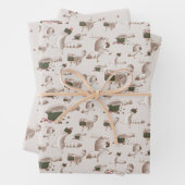 Sneaky Racoon Inpakpapier Vel (In situ)