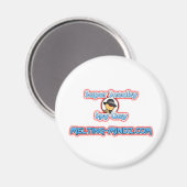 Sneaky rode ogen magneet (Voorkant / Achterkant)