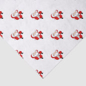 Sneaky Santa 10lb-papier, wit Tissuepapier (Detail)