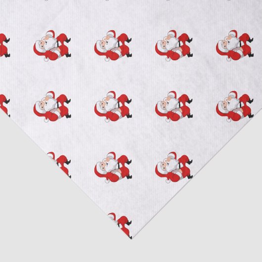 Sneaky Santa 10lb-papier, wit Tissuepapier (Detail)