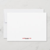 Sneaky Santa Card-blanco binnenin met envelop Feestdagenkaart (Achterkant)