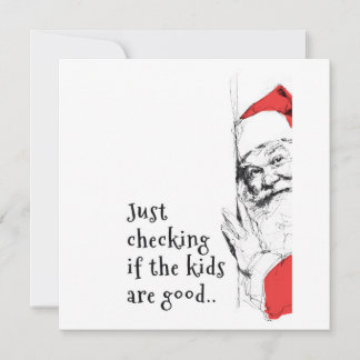 Sneaky Santa checkt Kinderen