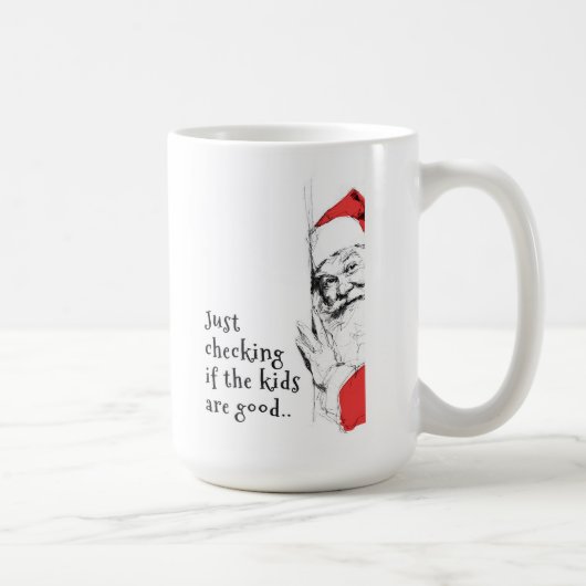 Sneaky Santa checkt Kinderen Koffiemok (Rechts)