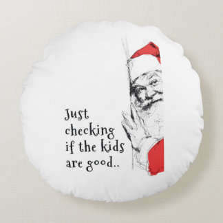 Sneaky Santa checkt Kinderen Rond Kussen
