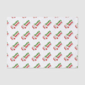 Sneaky Santa Logo 10lb-papier, wit Tissuepapier (Voorkant)