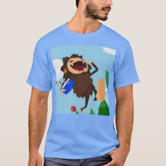 sneaky sasquatch big head 2 t-shirt