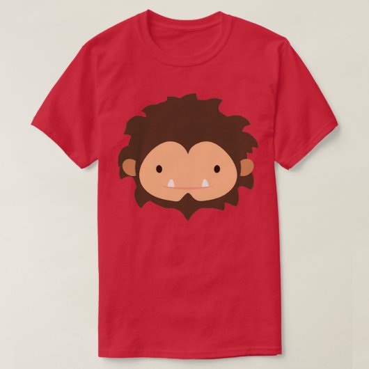 Sneaky Sasquatch Big Head 3 T-shirt (Design voorkant)