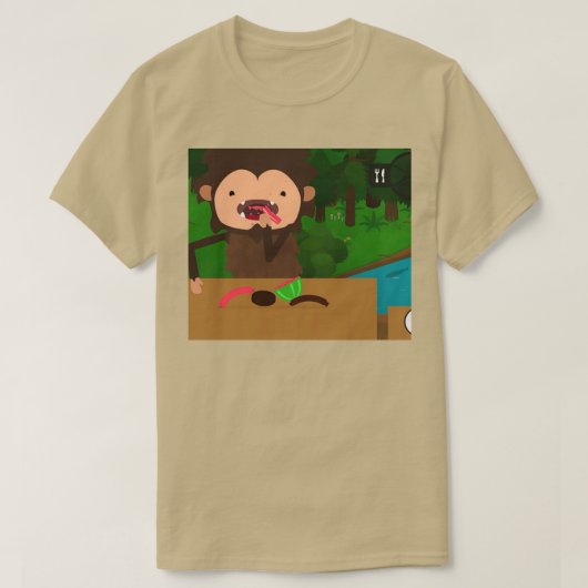 Sneaky Sasquatch Picnic T-shirt (Design voorkant)