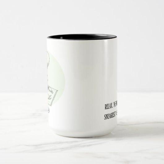 Sneaky Scorpio Classy Zodiac Birthday Gift Mok (Midden)