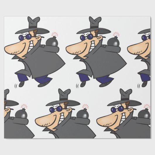 Sneaky Spy Cadeaupapier (Vlak)