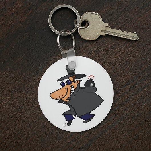 Sneaky Spy Undercover Keychain