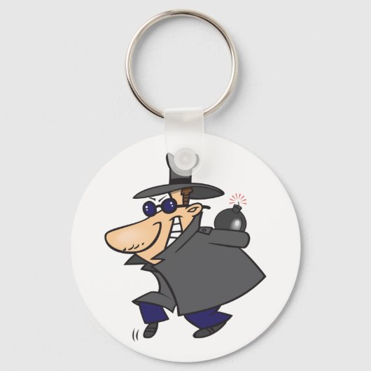 Sneaky Spy Undercover Keychain (Achterkant)
