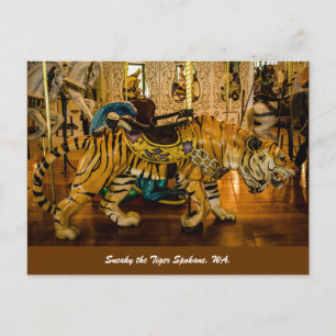 Sneaky the Tiger Spokane, WA. Briefkaart