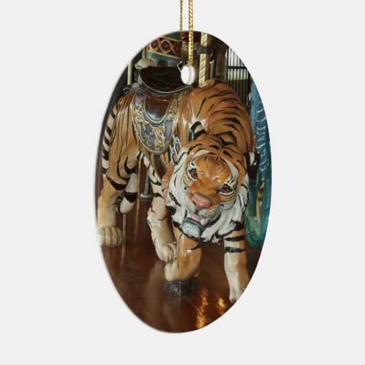 Sneaky Tiger Keramisch Ornament (Rechts)
