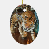 Sneaky Tiger Keramisch Ornament (Achterkant)