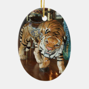 Sneaky Tiger Keramisch Ornament