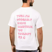 Sneaky Toddler shirt (Achterkant)