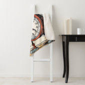 Sneaky wekker - grillige deuropening sherpa deken (In situ)