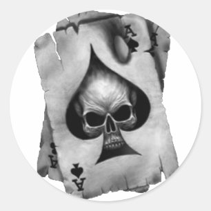 Snede Schaal Ronde Sticker