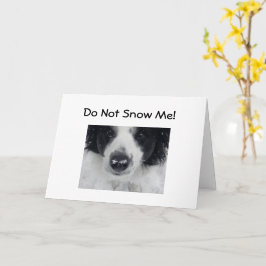 SNEE ME-50th BIRTHDAY HUMOR NIET Kaart (Gele Bloem)