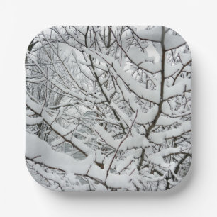 SNEE OP DE BRANCHES PAPIEREN BORDJE