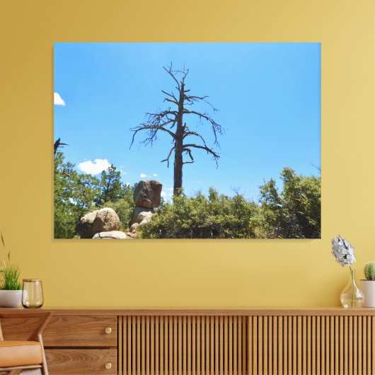 snee van de hemel canvas afdruk (Insitu (Woonkamer))