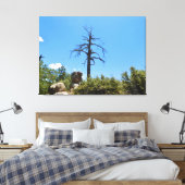 snee van de hemel canvas afdruk (Insitu (Slaapkamer))