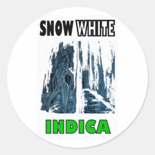 SNEE WHITE INDICA RONDE STICKER