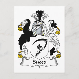 Sneed Family Crest Briefkaart
