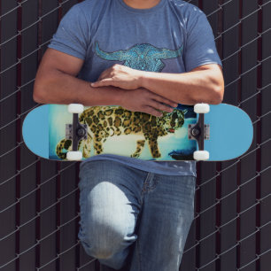 SNEEEUWLUIPAARD SKEELERBOORD PERSOONLIJK SKATEBOARD