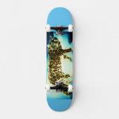 SNEEEUWLUIPAARD SKEELERBOORD PERSOONLIJK SKATEBOARD (Voorkant)