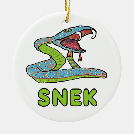 Sneek (slang) keramisch ornament (Voorkant)