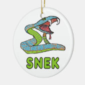Sneek (slang) keramisch ornament (Links)