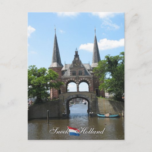 Sneek Water Gate Holland Briefkaart (Voorkant)