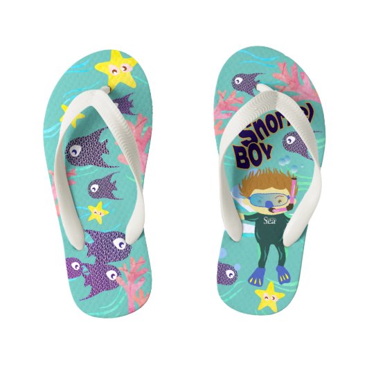 Sneekelende Jongens Kinderslippers Kinder Teenslippers (Voetbed)