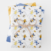 Sneengel Kinder papierbladen voor het oppakken van Inpakpapier Vel (In situ)