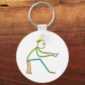 Sneerhouten Mannetje Sleutelhanger (Voorkant)