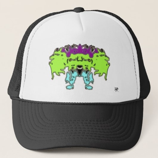 Sneering Chimera Trucker Pet (Voorkant)