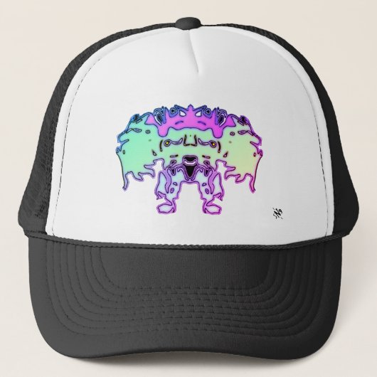Sneering Chimera Trucker Pet (Voorkant)